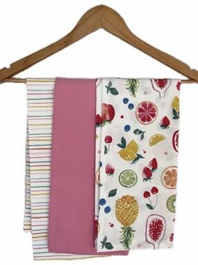 Ashley Thomas Cotton 3 Pack Tea Towel Set